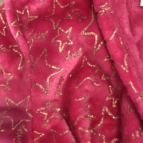 Diesel pink robe with gold stars.  Sz Medium 8/10. - Picture 4 of 5